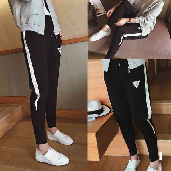 

women's jeans plus size autumn harem pants slim trousers loose casual fall colorblock jogers joggers sweatpants pve4, Blue
