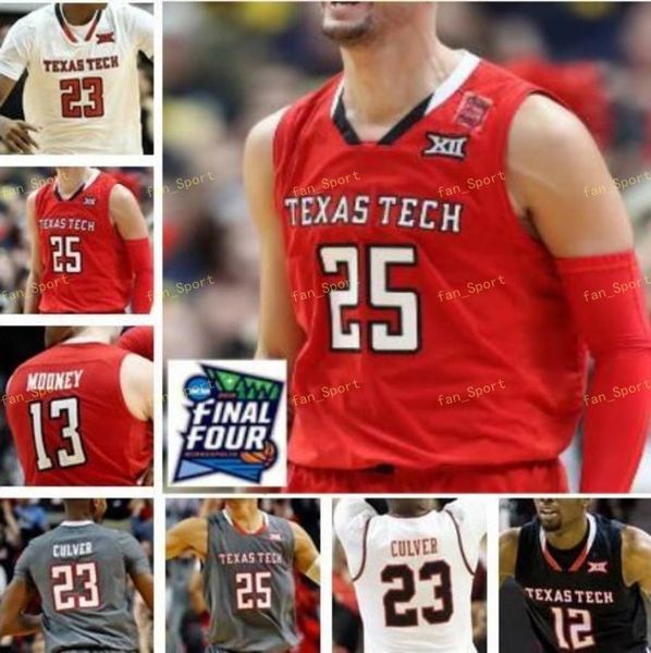

ncaa college ttu texas tech basketball jersey 11 tariq owens 13 matt mooney 15 kevin mccullar 20 parker hicks custom stitched, Black
