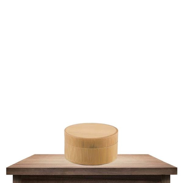 

storage bottles & jars creative log tea bamboo matcha canister high-grade sealed green caddy tools (flat)