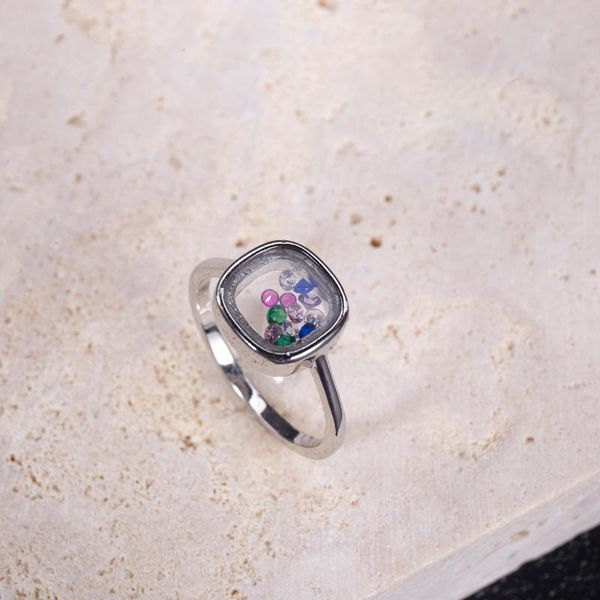 

wedding rings trendy luxury geometry cubic zircon crystal cz engagement finger for women dubai bridal adjust ring j2021, Slivery;golden