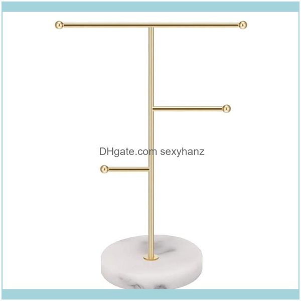

jewelry packaging & jewelryjewelry storage box, metal t-shaped necklace earrings round marble display stand for bracelets, rings, watches po, Pink;blue