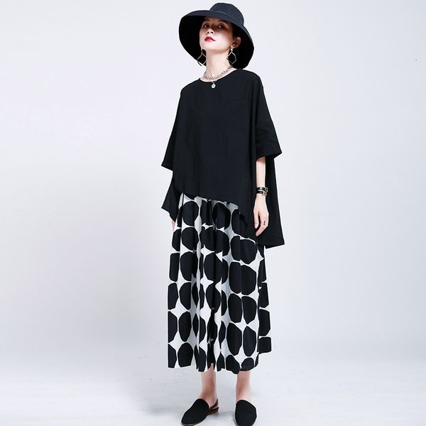 

2021 fashion polka dot print skirt plied mujer ladies back in ruffles skirts, Black