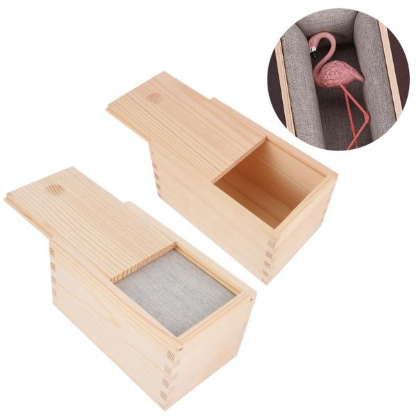 

storage drawers 2pcs jewelry collection box souvenir wooden case for home