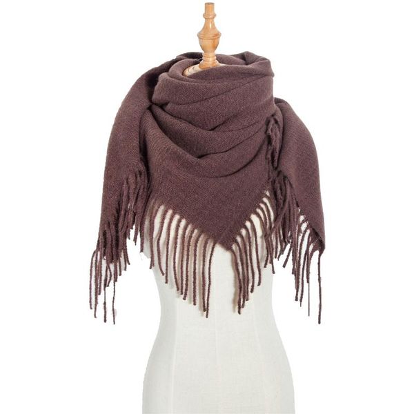 

scarves fashion sjaals voor dames 2021 winter women colorful scarf casuwomen casual square tassel shawl, Blue;gray