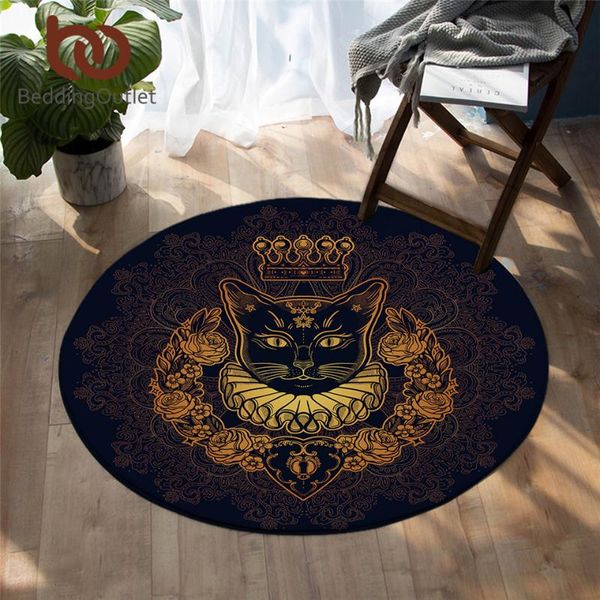 

carpets beddingoutlet catÂ queen floor matÂ royal cat cartoon round carpet luxury for kids adults pet printÂ area rug floral play mat 150cm