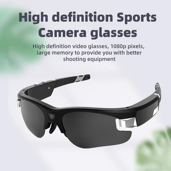 

mini cameras 1080p hd lightweight riding glasses sunglasses eyewear audio video recorder tf camera