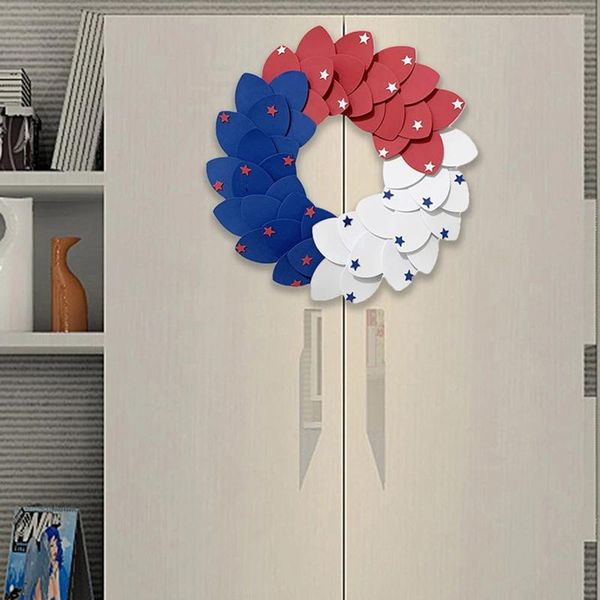 

decorative flowers & wreaths united states independence day door hanging wreath