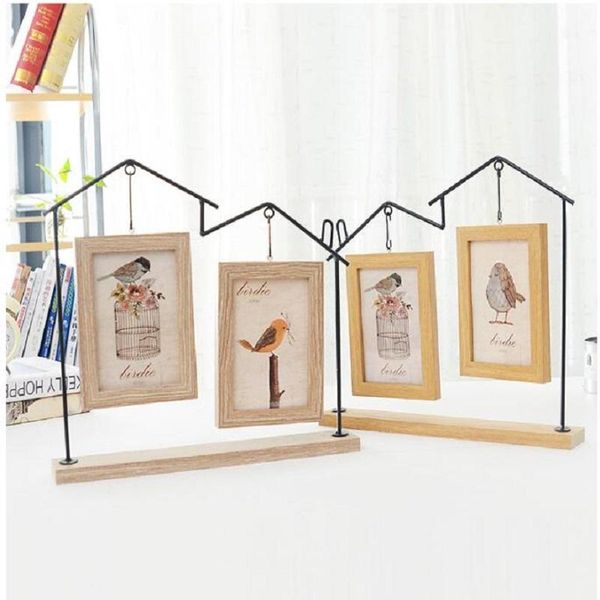 

frames and mouldings ubrush creative wood po frame two boxes double-sided design brown yellow 32*33.5cm europe for 6 inch