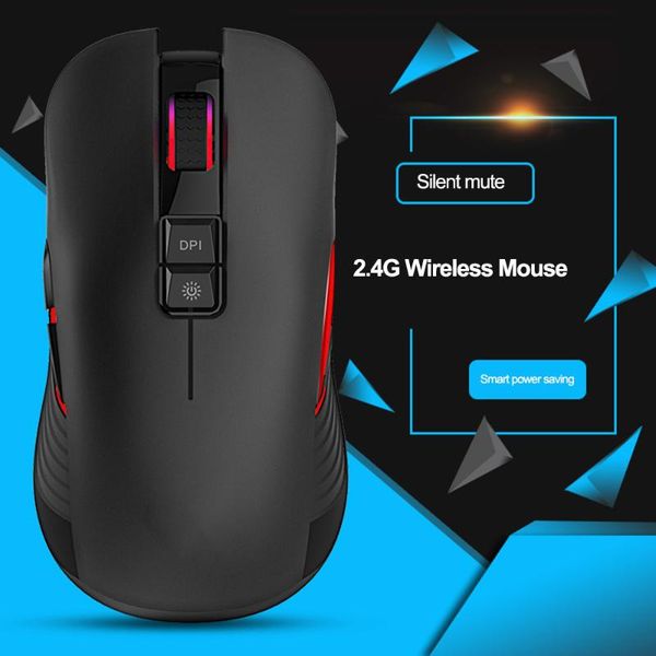 

mice wireless mouse 3600 dpi computer gamer silent gaming ergonomic optical 2.4g for lappc