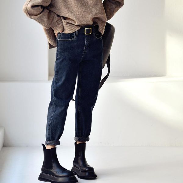 

women's pants & capris micoco n6060c restoring ancient ways water washing loose comfortable thickening of the to keep warm cone show th, Black;white