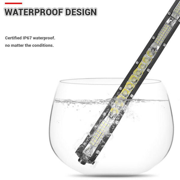 

working light waterproof led bar car combo dc 12v 24v lamp replacement 20 inches