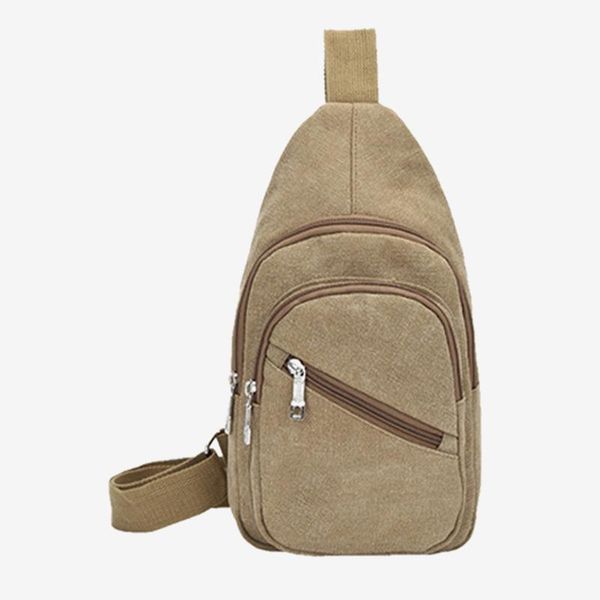 

waist bags small sling crossbody for women 2021 men's multifunction bagpack female casual canvas handbags chest bag over the shoulder
