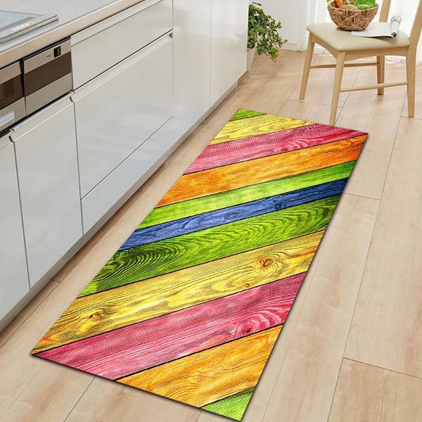 

carpets kitchen mat bedroom living room carpet entrance doormat home hallway balcony floor wood pattern bathroom anti-slip long rug