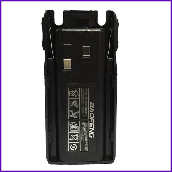 

walkie talkie black 7.4v 2800mah li-ion portable radio of original baofenguv-82 battery for uv82 baofeng uv 82 accessories