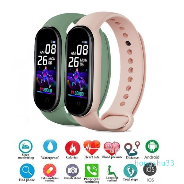 

wristwatches smart band bracelet men women ip67 waterproof bluetooth heart rate monitor digital wristwatch fitness tracker wristband, Slivery;brown