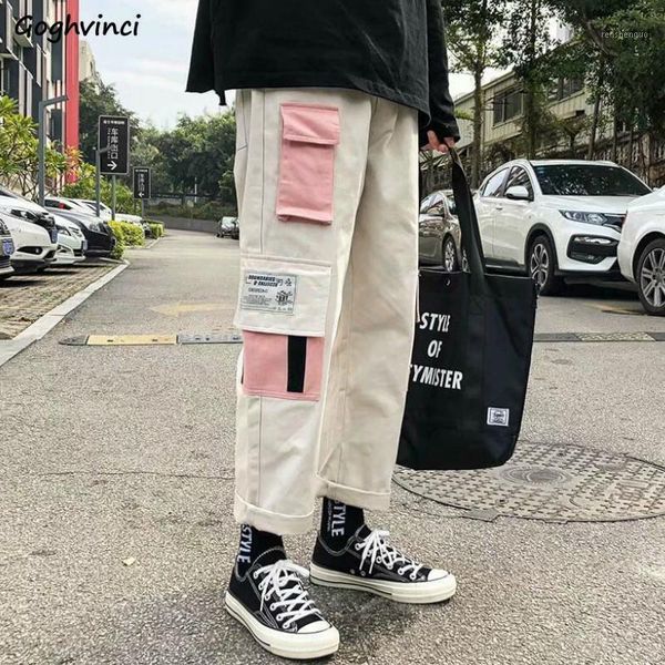 

women's pants & capris cargo women pocket plus size 3xl oversize printed chic harajuku trousers womens korean style streetwear bf cou, Black;white