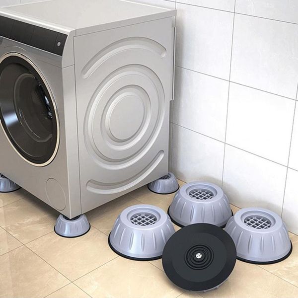 

4pcs universal anti-vibration noise-reducing -absorbing washing machine feet protection mat pad for home non slip bath mats