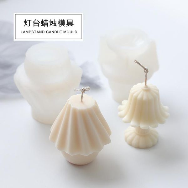 

craft tools 3d korean style lampstand candle mould ins aromatherapy fresh decoration diy mold