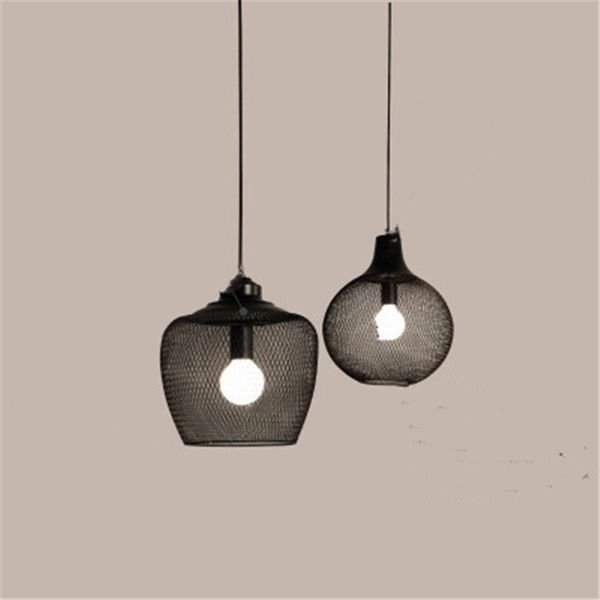 

pendant lamps nostalgic bar light american birdcage restaurant lamp retro industrial wind iron net