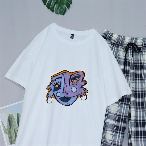 

2 piece sets outfits womenpant art printing suit sportswear running loungewear niche memes vintage style ropa de mujer, White