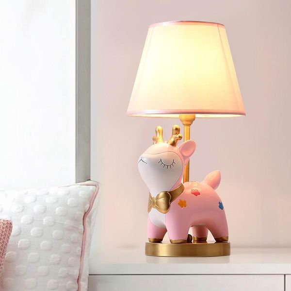 

table lamps dining room led deer lighting reading desk lamp modern cartoon creative girls' bedroom office