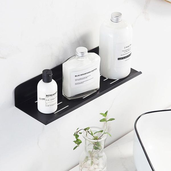

bathroom shelves shelf space aluminum corner shower rack bath wall mounted black storage organizer