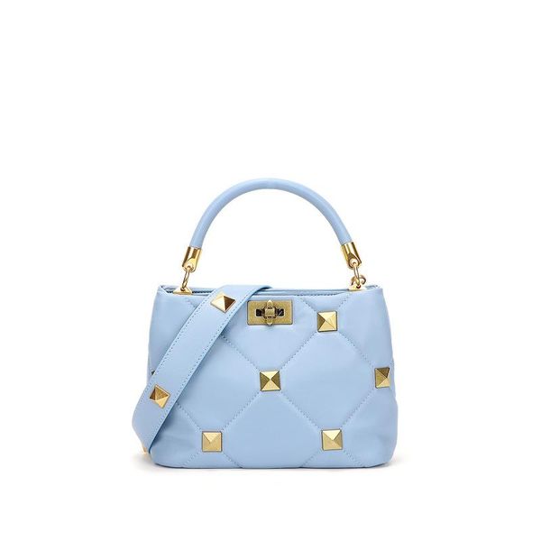 

evening bags 2021 summer high level and versatile bucket bag diamond pattern chain small group big nail portable messenger