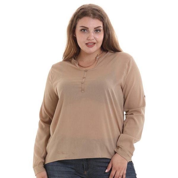 

women's blouses & shirts korean style womens and long sleeve chiffon blouse streetwear 5xl 6xl winter for women 2021 plus size, White