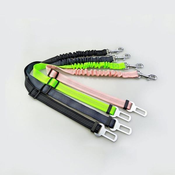 

dog collars & leashes universal practical cat pet safety adjustable car seat belt retractable vehicle leash for
