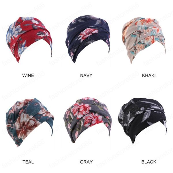 

popular retro cotton women's scarf floral print muslim hijab head scarves extra long tail african head wrapped turban, Blue;gray