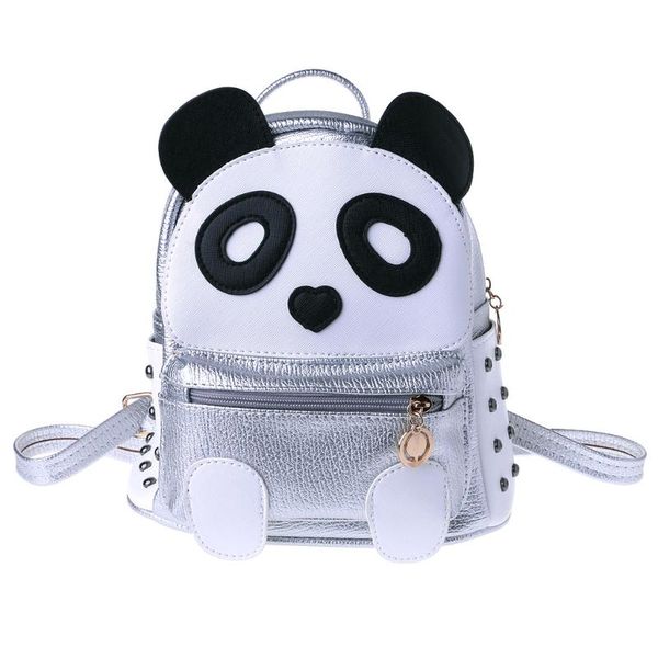 

women teens girls panda book bag backpack mini casual cartoon