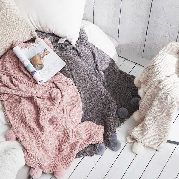 

suoweide chenille knitted air conditioning blanket home soft gift blankets