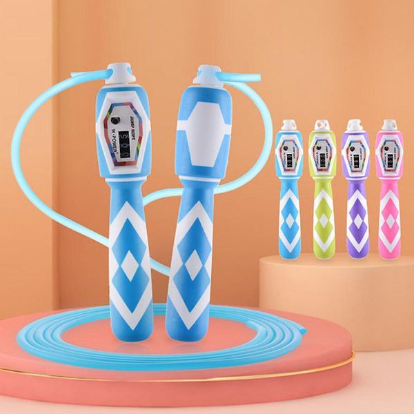 

jump ropes student examination fitness jumping cord pvc bearing count adjustable length skipping rope school body building equipment