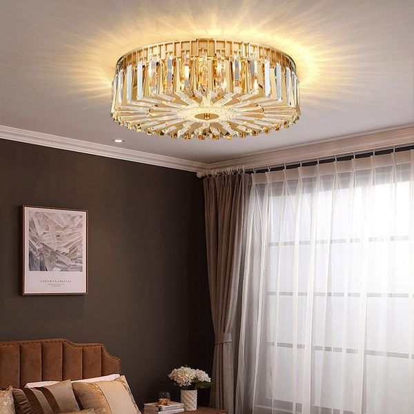 

bedroom lamp ceiling master 2021 trend household small apartment living room crystal lights