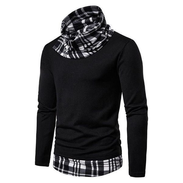 

men's sweaters clothes homme men pullover fashion spring smart casual male national costume slim fit spliced 2021, White;black