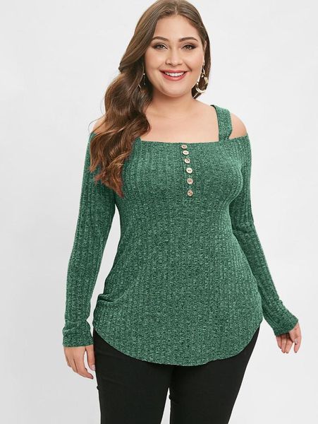 

women's sweaters plus size cold shoulder button knitwear women fashion, White;black