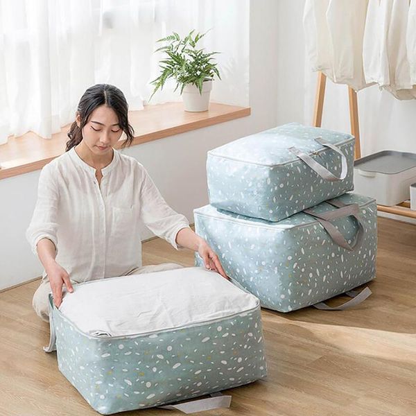 

clothes quilt storage bag blanket closet sweater organizer box sorting pouches cabinet container travel home drop clothing & wardrobe