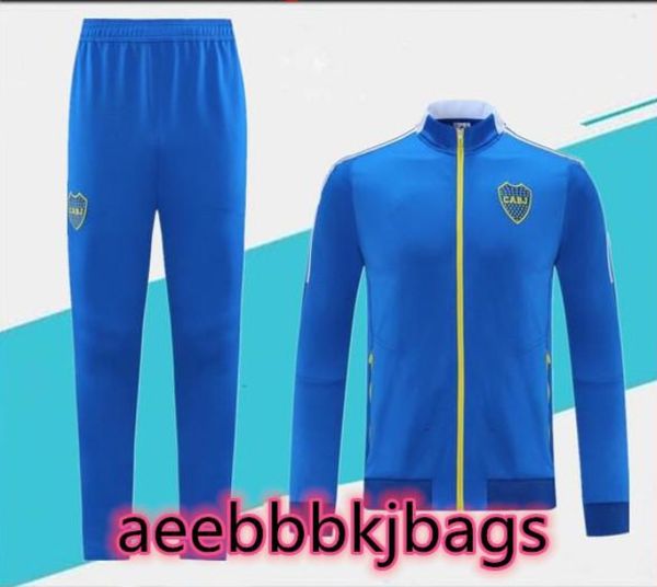 

2021 2022 boca juniors soccer jacket training suit 21/22 jogging football tracksuit tevez de rossi size s- ss, Black