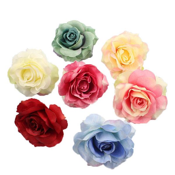 

pcs artificial pink silk flower flowers for wedding car decoration pompom diy decorative wreath valentine's day fake & wreaths