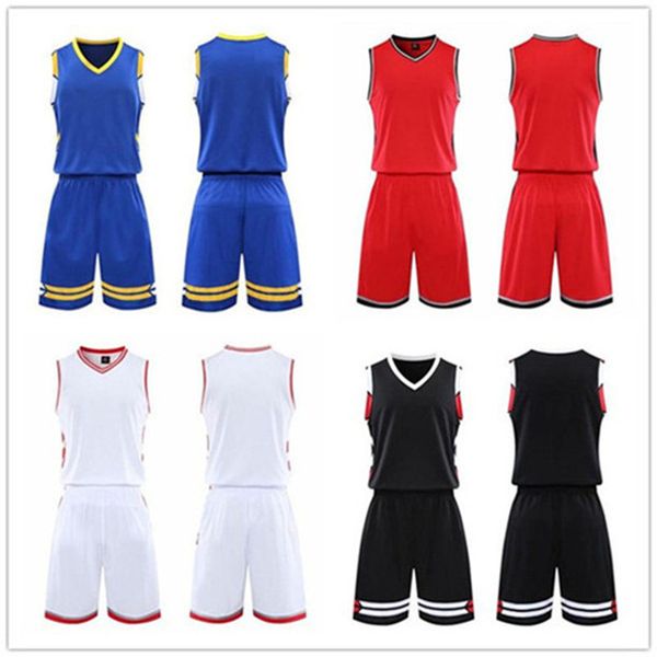 

2021 men team basketball jersey sets pantaloncini da basket sportswear running clothes white black red purple green 36 0102