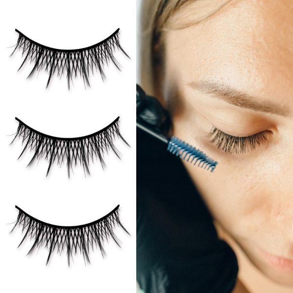 

false eyelashes 5 pairs faux lashes natural dense long