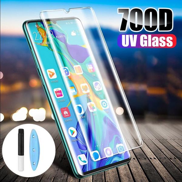 

liquid curved full glue tempered glass for huawei p20 p30 lite pro screen protector mate 20 30 cell phone protectors