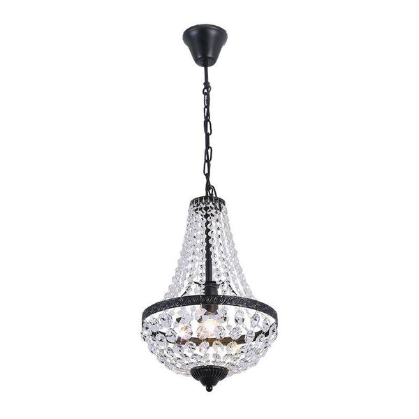 

nordic crystal chandelier lights e27 iron living room decoration hanging lighting restaurant industrial decor fixture chandeliers
