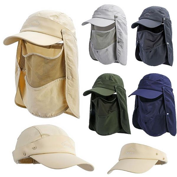 

beanies quick-dry sun protection uv fisherman hat foldable windproof visor for fishing camping hiking