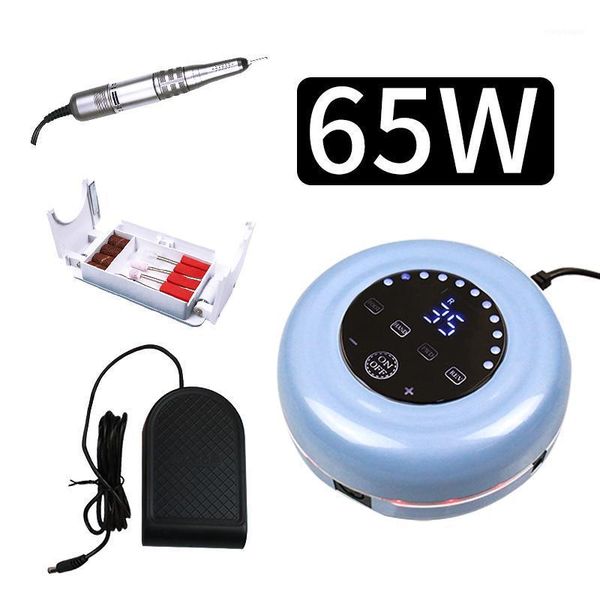 

electric nail drill machine salon manicure 35000/20000 rpm professional art equipment1, Silver