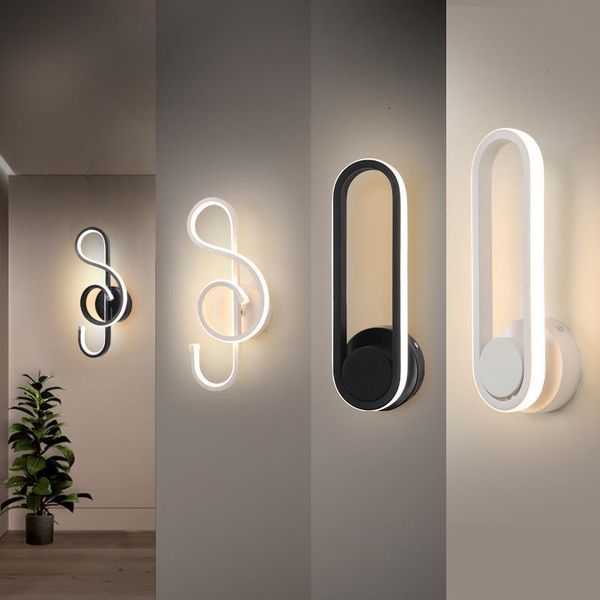 

wall lamps modern led light decor scones lighting for bedroom living room bedside lamp ac85-260v fixture