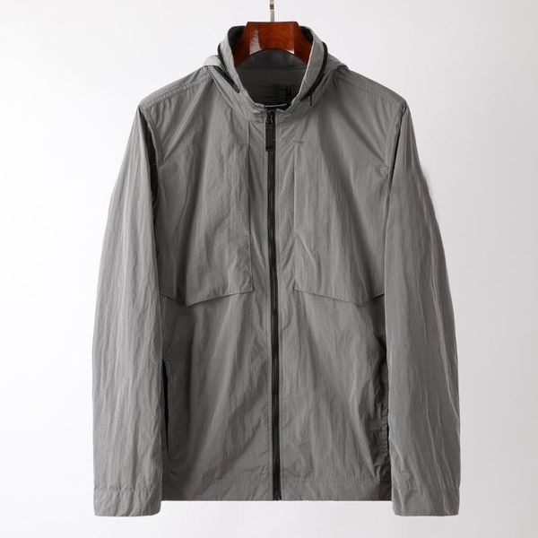 

men jacket nylon coat hooded men's jackets, Black;brown