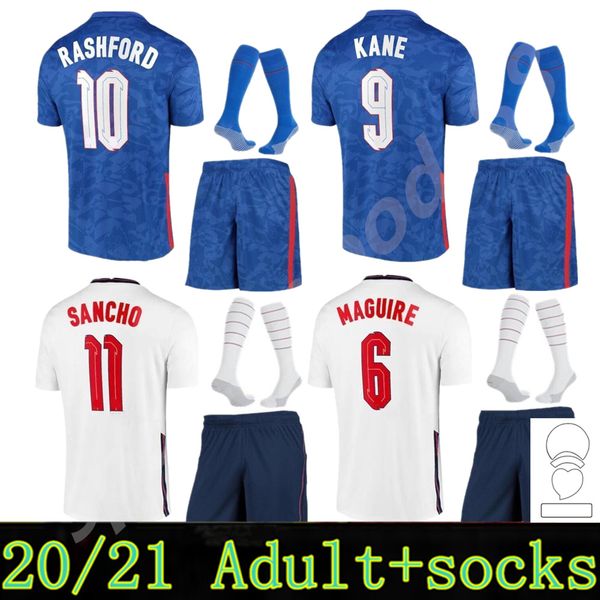 

2021 2022 kane soccer jersey sterling rashford sancho henderson barkley maguire 20 22 national football shirts men + kids kit sets uniforms, Black;yellow
