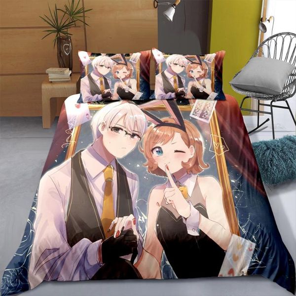

bedding sets anime the abyss duvet cover set cartoon 3d printed comforter for teens 2/3pcs quilt covers bedclothes