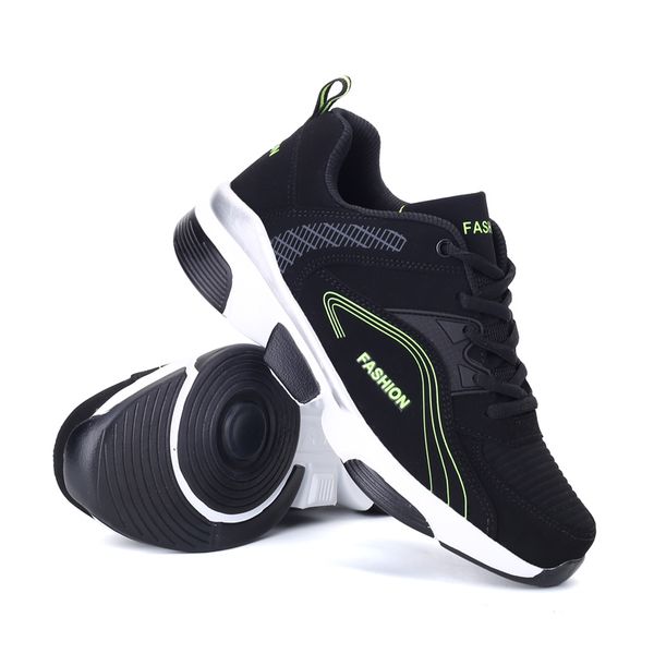 

leahter women men running shoes black white red volt code: lx32-8816 jogging sports trainers sneakers size 39-44
